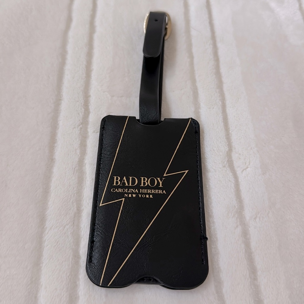 Carolina Herrera NY Bad Boy Luggage Travel Tag